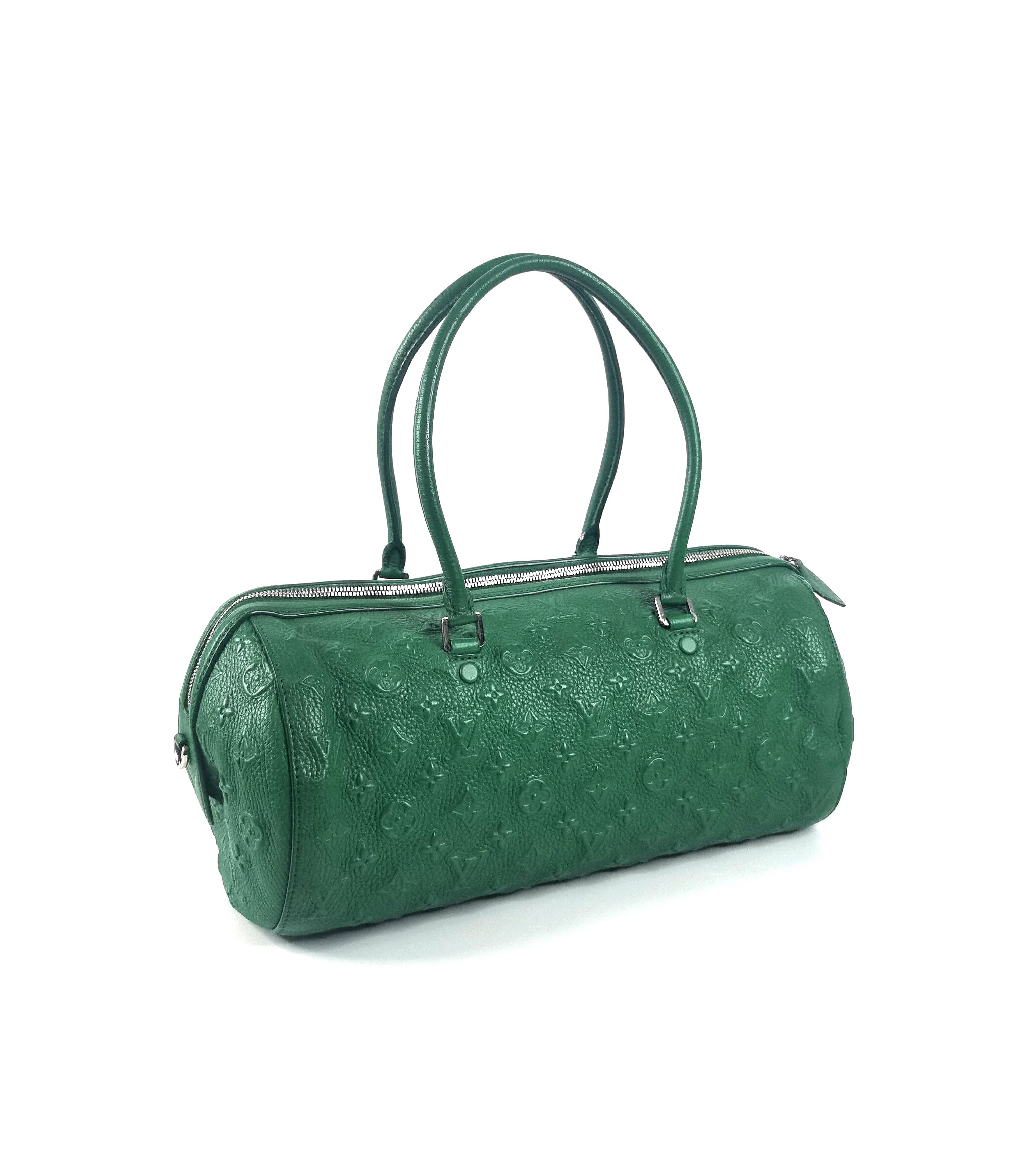 Louis Vuitton Monogram Vernis Green Embossed Keepall Bag (2012, Pre-Owned, 98% New)