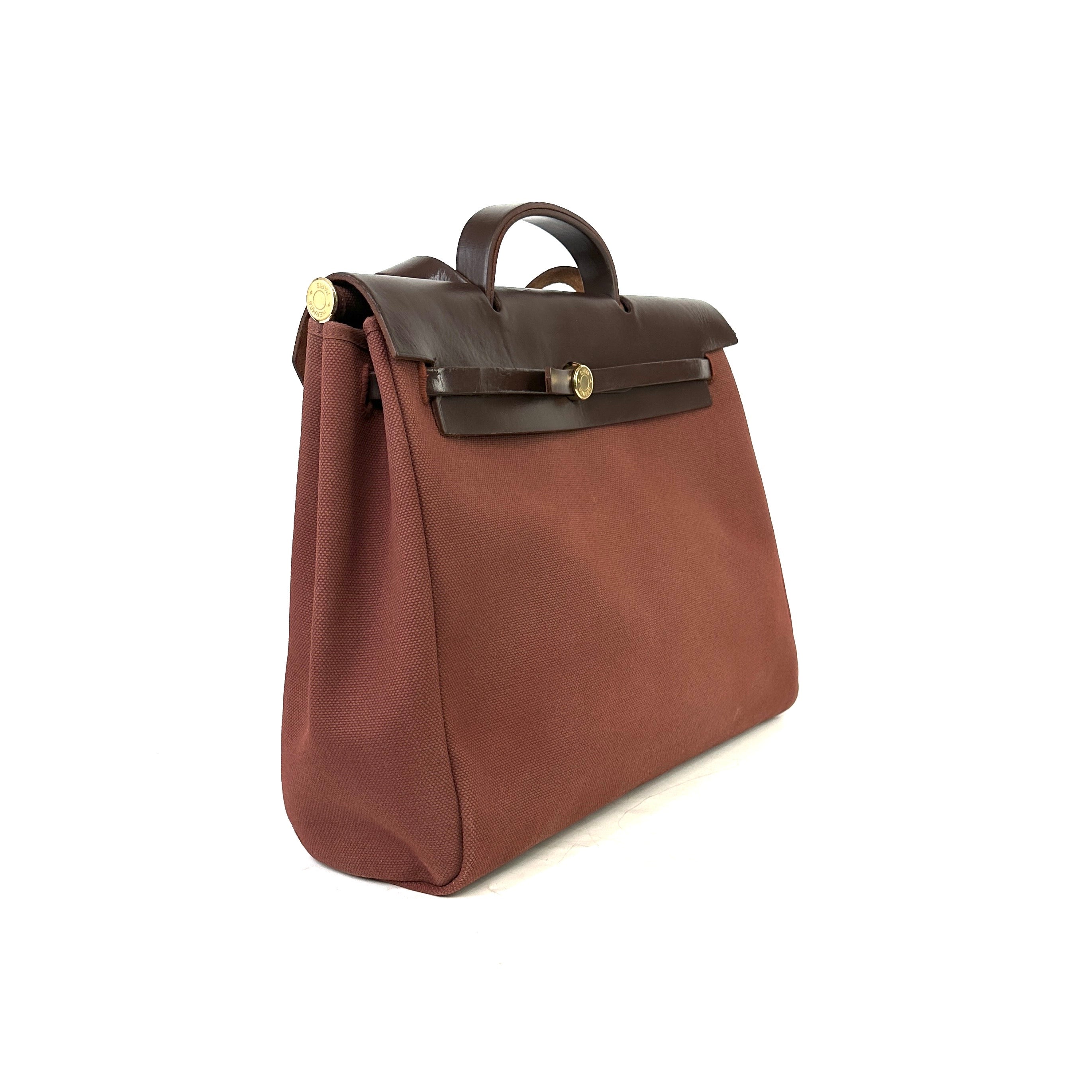 Hermès Herbag 39 tote / shoulder bag, a rare vintage model