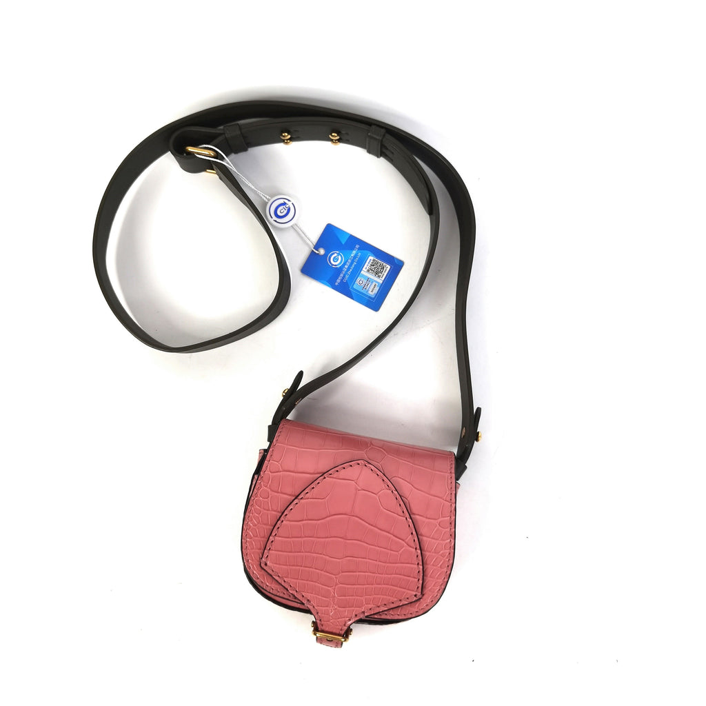 Pre-Owned Burberry Small Crossbody Bag – Rose Pink Leather
